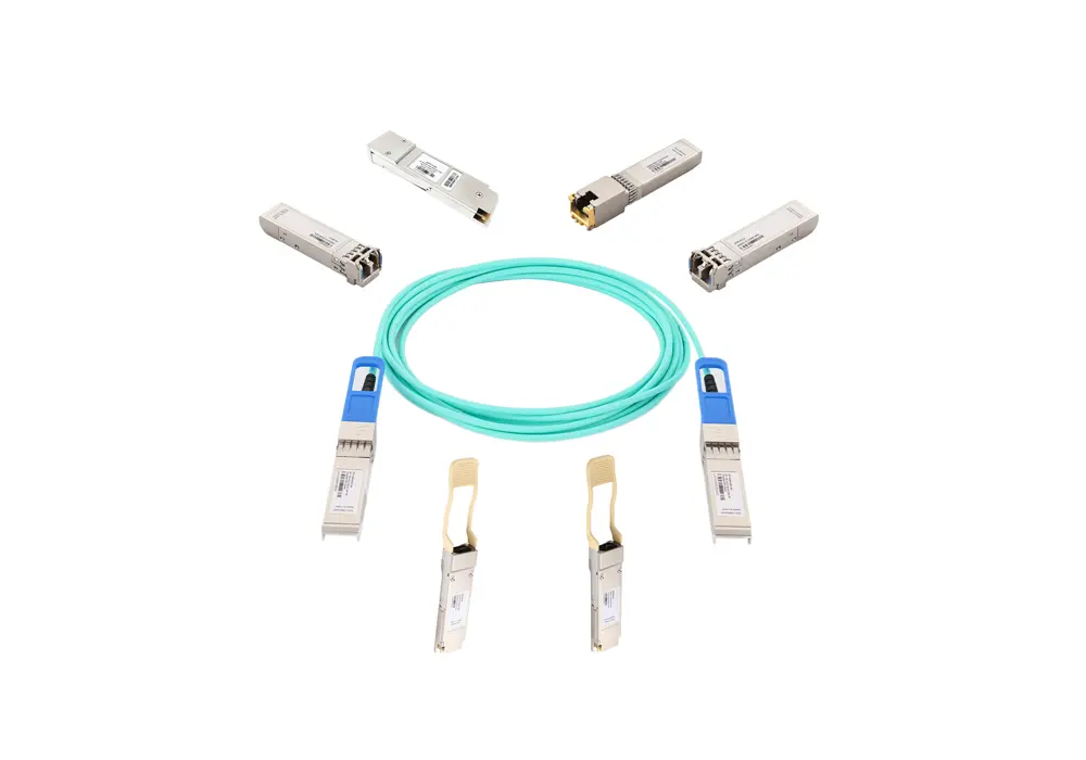 Módulo óptico y cable