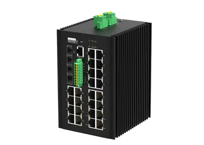 24xGE RJ45, 4x10G SFP soporte DI/DO y RS485, Puerto 1-4 soporte BT 90W