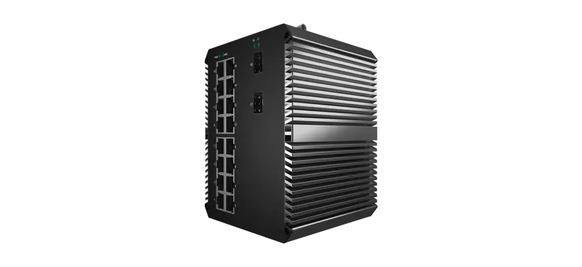 Interruptor administrado industrial L2 2 2x1000M SFP, 16X100/100/1000M RJ45
