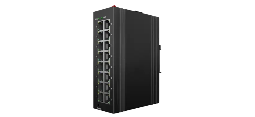 Interruptor administrado industrial 16x100/100M RJ45