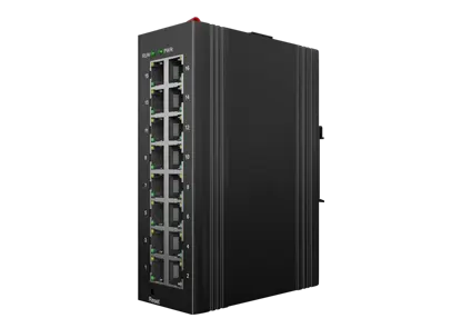 Interruptor administrado industrial 16x100/100M RJ45