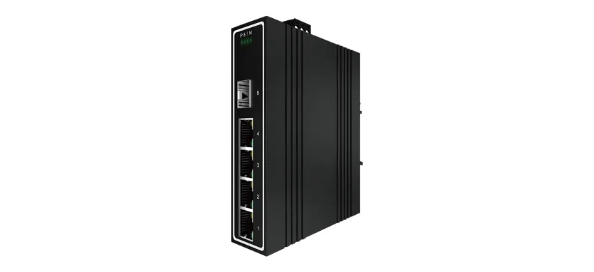 Conmutador PoE industrial de 2 capas de carril Din 4x100/100/1000Base-T 2x10/1000Base-X SFP