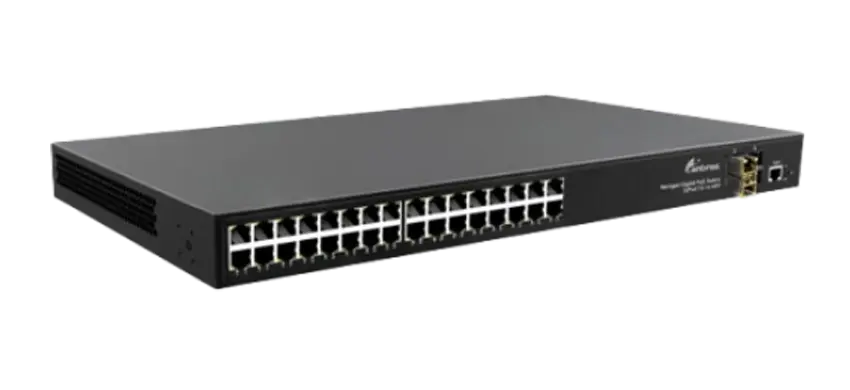 Conmutador PoE administrado Layer2 32x1-0/100/1000Base-T, 4xGigabit SFP