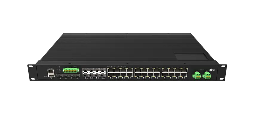 16xGE RJ45, 8xGE Combo, 4x10G SFP Soporte DI/DO y RS485, Puerto 1-2 Soporte BT 90W