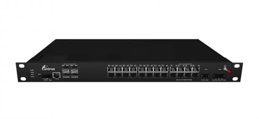 4x10G Base-X, 24x100/1000 Base-T conmutador Ethernet industrial gestionado (PoE opcional)