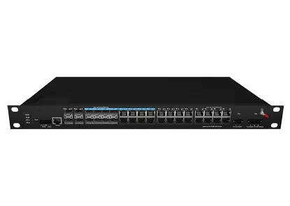 Conmutador Ethernet Gestionado Industrial Rackmount L3 16x100/100/1000M RJ45, 8x1000M Combo, 4x1000M SFP