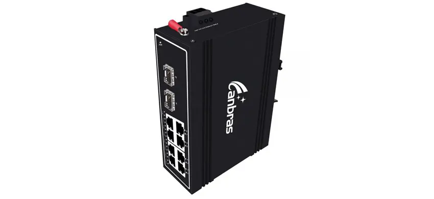Interruptor industrial no gestionado 2x1000Base-X, 8x100/1000Base-T (opcional PoE)