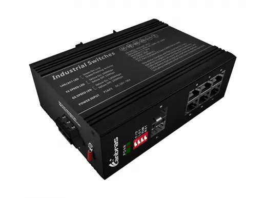100Base-TX Industrial Ethernet Switch (PoE Optional)