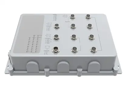 8 puertos 10/100/1000Base-T interruptor Ethernet industrial, impermeable IP67