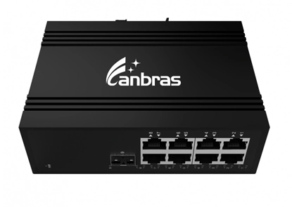 8x100/100/1000 Base-T interruptor industrial no gestionado (opcional PoE)