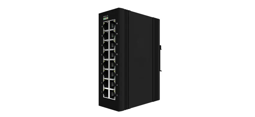Conmutador Ethernet industrial no gestionado IS6N 16x1-0/100Base-TX