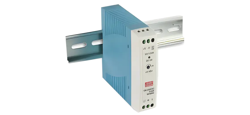 Fuente de alimentación industrial de carril DIN de salida única de 20W