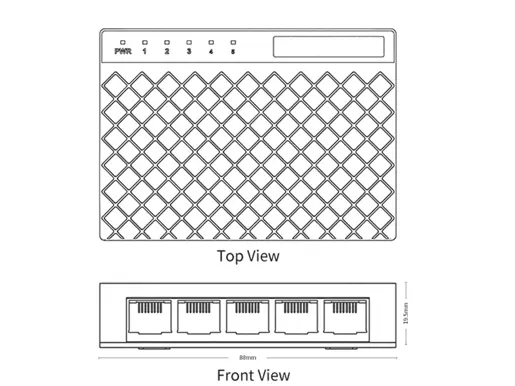 100M Fast Ethernet Switch