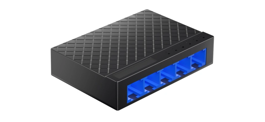 5 puertos 10/100M interruptor de Ethernet rápido