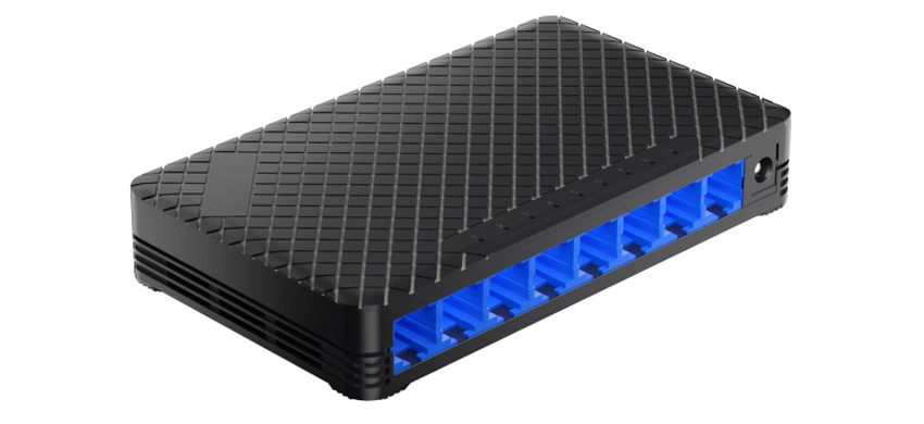 8 puertos 10/100M interruptor de Ethernet rápido