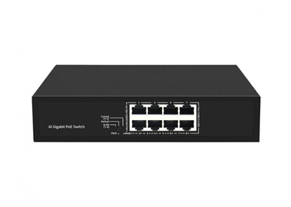 Interruptor PoE Gigabit AI de 8 puertos