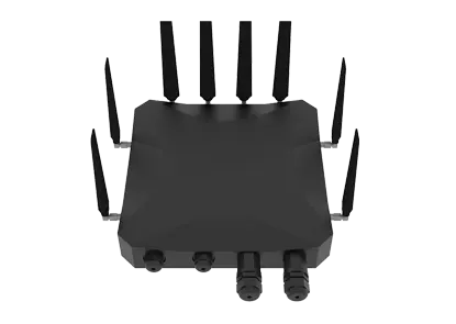 Router industrial 5G 1x1000M ETH WAN/LAN, 1x1000M ETH LAN 2 ranura micro-SIM y 2,4 GHz/5,8 GHz WIFI Supp