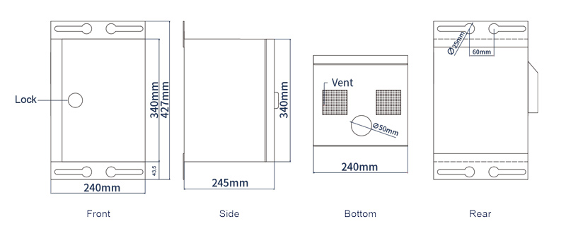 Structure of IP55 Outdoor Box
