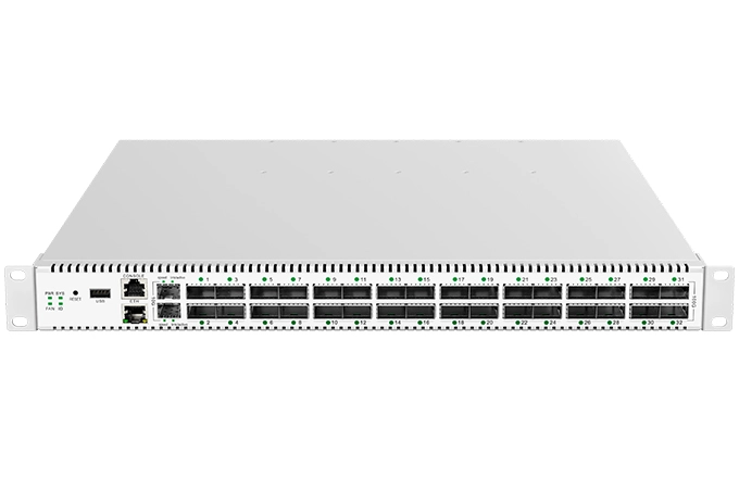 Interruptor de la caja blanca del centro de datos 32x100G QSFP28, 2x10G SFP
