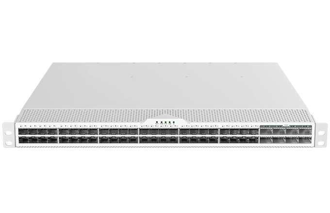 Interruptor de la caja blanca del centro de datos 48x25G SFP28, 8x100G QSFP28