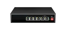 Conmutador PoE AI no gestionado 6x100/100/1000 Base-T (4xPoE, Port1 BT60w)