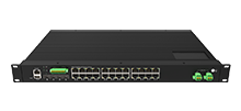 Conmutador PoE de montaje en rack industrial L3 24x1G RJ45 PoE , 4x10G SFP