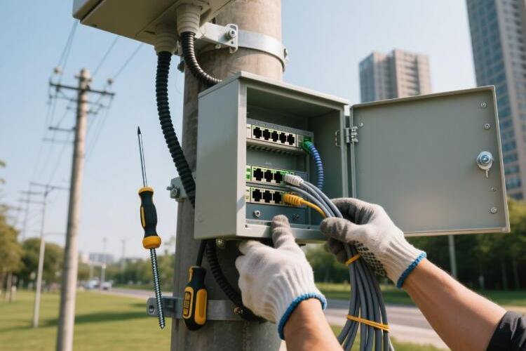 Cómo instalar una caja de interruptores PoE para exteriores: una guía paso a paso