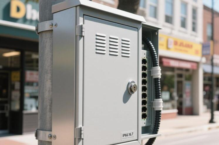 Características principales para buscar en una caja de interruptores de red para exteriores