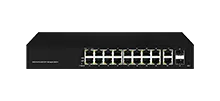 Conmutador L2 de Gigabit completo 2SFP 18GE PoE