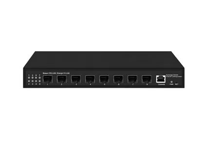 Interruptor de montaje en rack comercial Capa 3 8x10G SFP