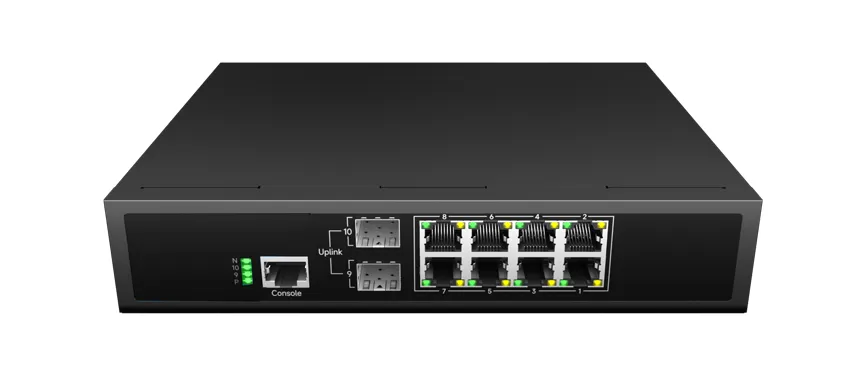 Conmutador PoE administrado L3 Lite 8x100/100/1000Base-T PoE , 2xGigabit SFP
