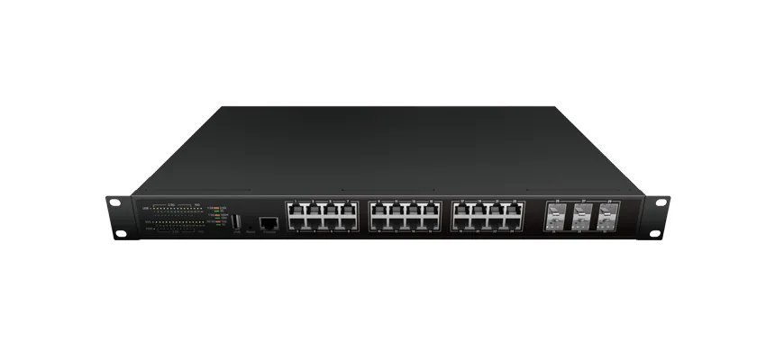 Interruptor Ethernet administrado de Capa 3 24*10/100/1000/M RJ45 2500, 6*1G/10G SFP