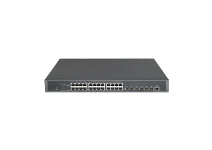 Interruptor gestionado apilable con puertos 24GE TX, 6 puertos SFP de 10GE/GE